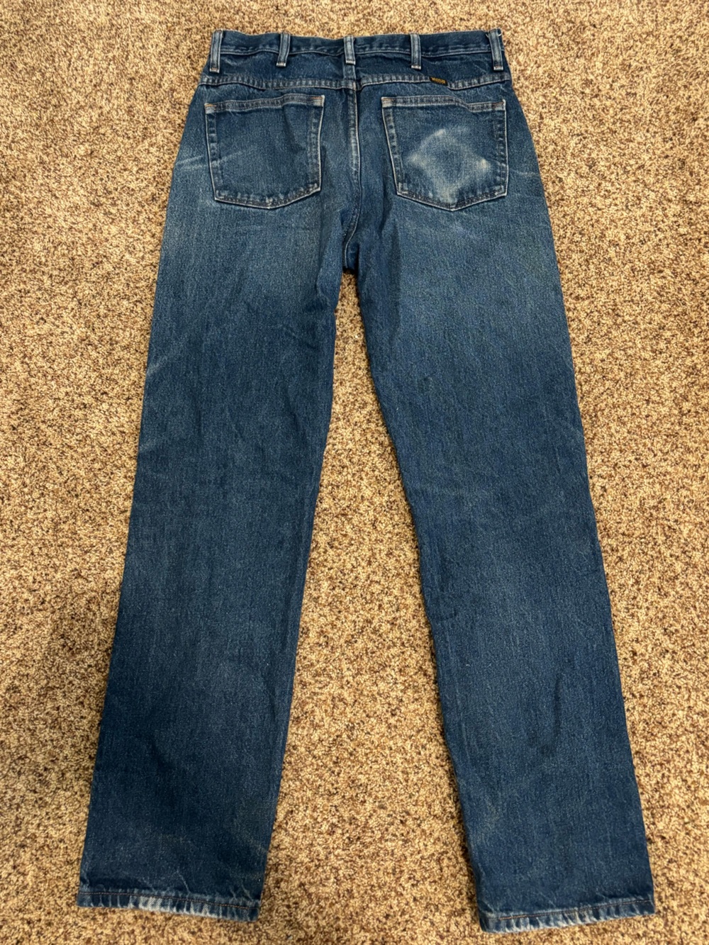 Rustler Men's Blue Jeans - 34 x 34 - Picture 2 of 4